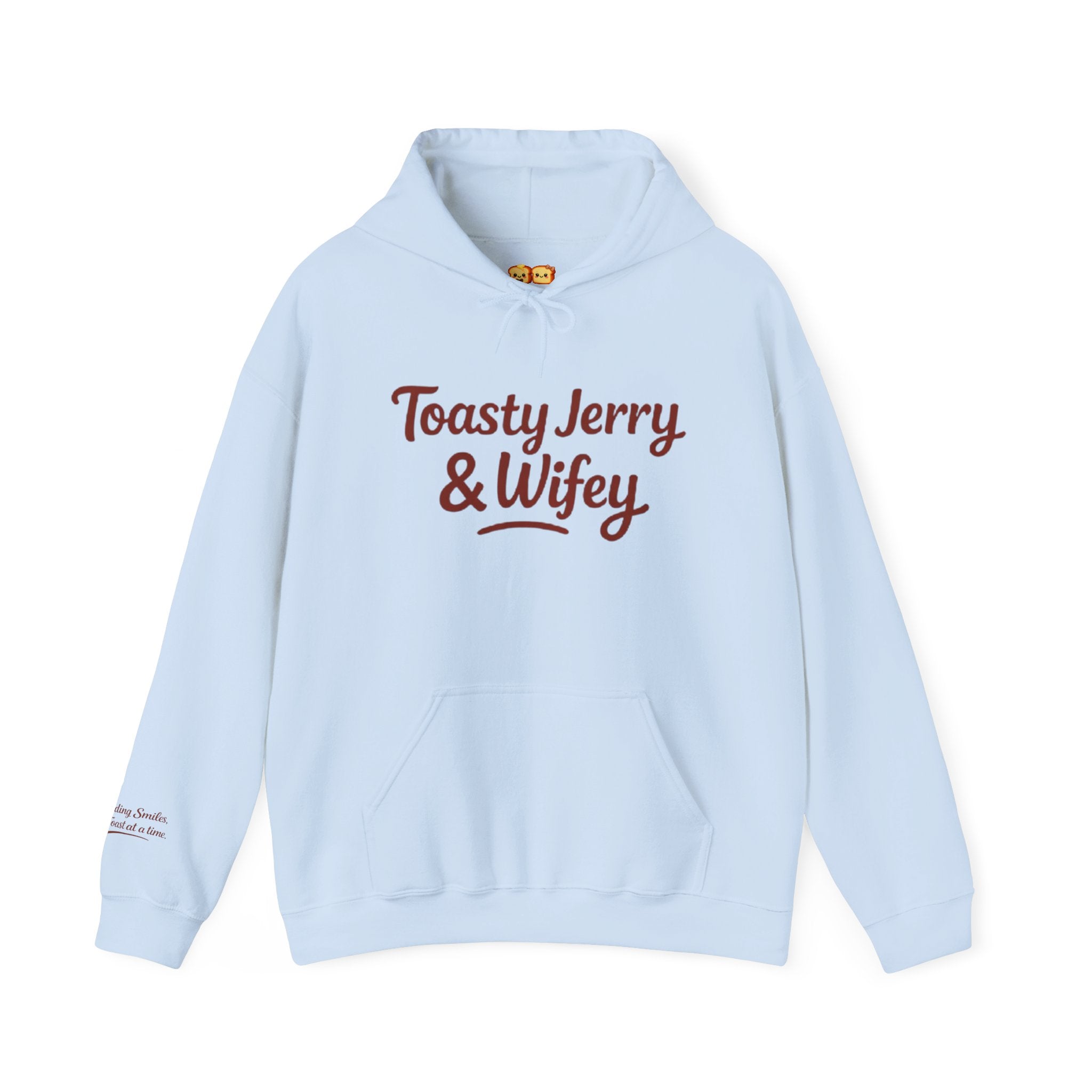 Lightweight Hoodie - ToastyJerry & Wifey Hoodie (Large text)