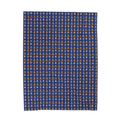 Cozy Book Lovers Books & Coffee Velveteen Plush Blanket