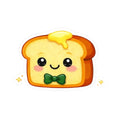 Kiss-Cut  Sticker — Toasty Dark Green Bowtie