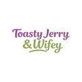 Kiss-Cut Sticker — "Toasty Jerry & Wifey" Purple + Light Green