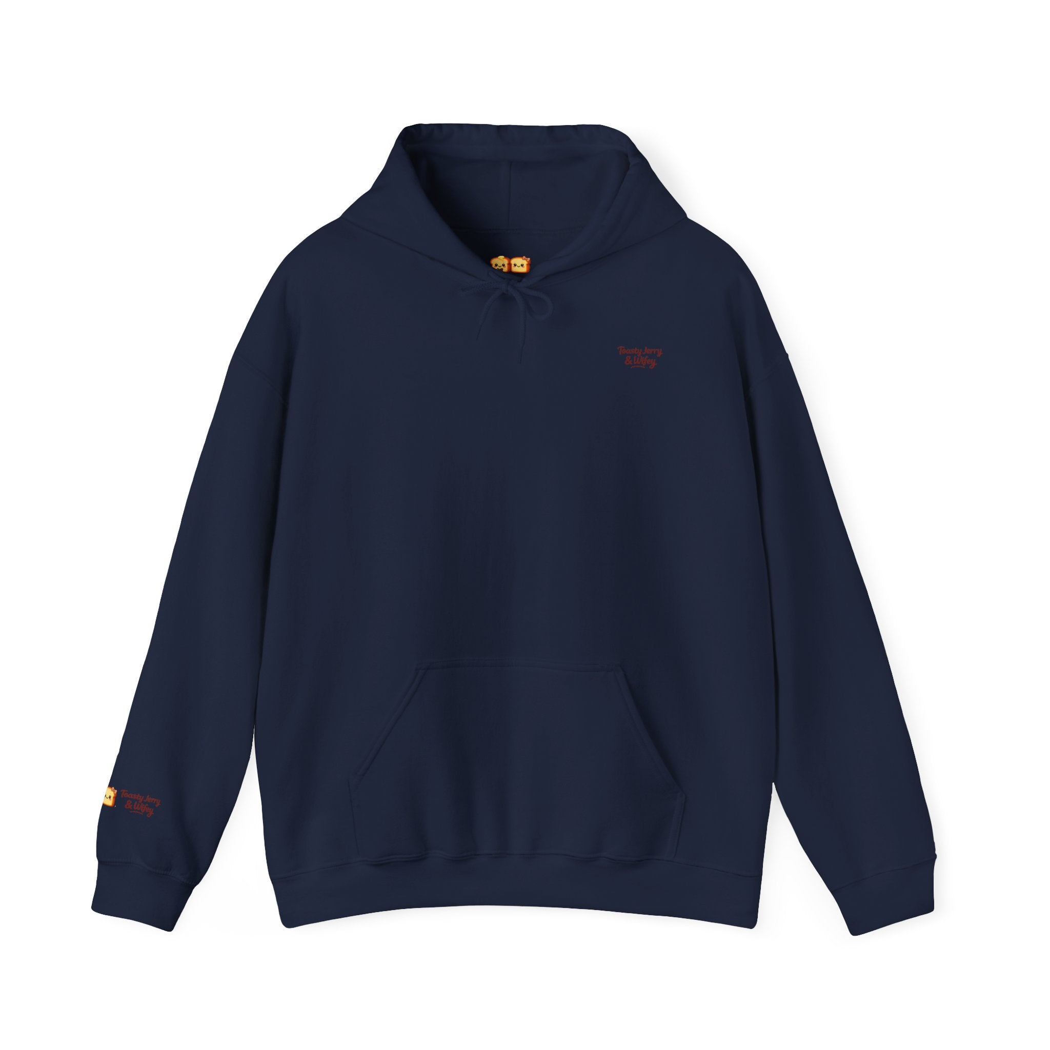 Lightweight Hoodie — "Spreading Smiles, One Toast at a Time." Graph Hoodie