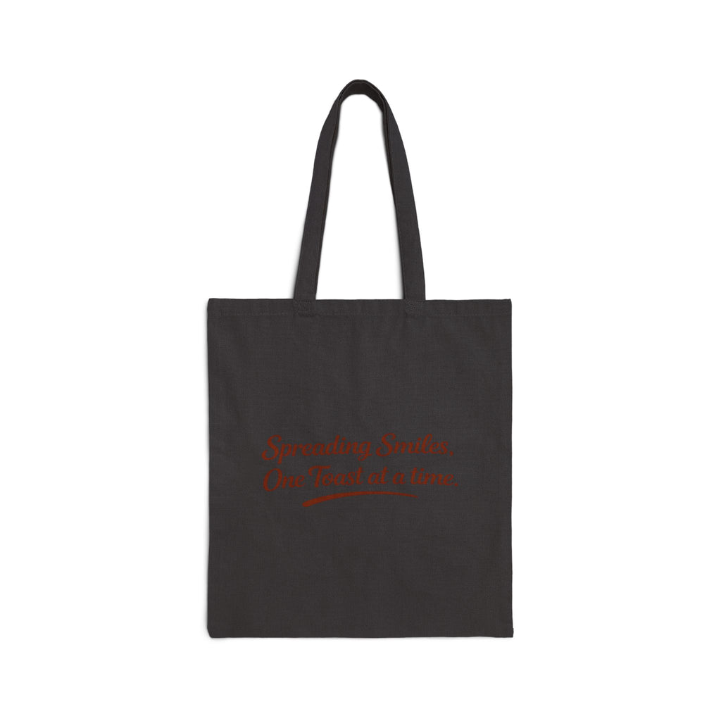 Tote Bag — "Toasty Jerry & Wifey" 'Spreading Smiles, One Toast at a Time' Canvas Tote