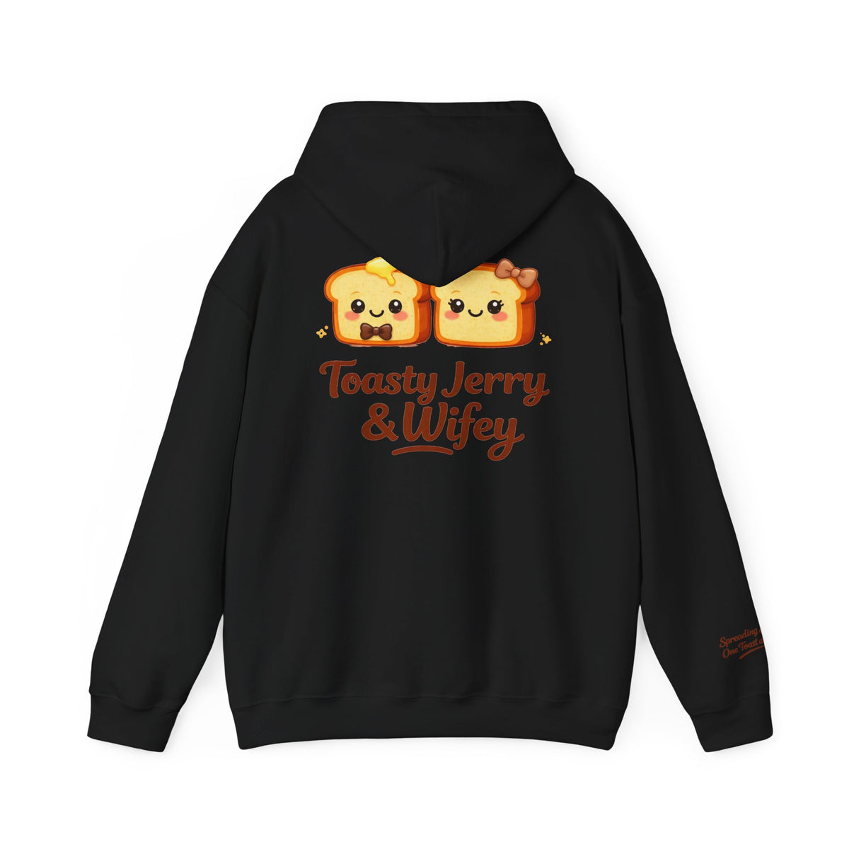Lightweight Hoodie - ToastyJerry & Wifey Hoodie (Small Text Front)