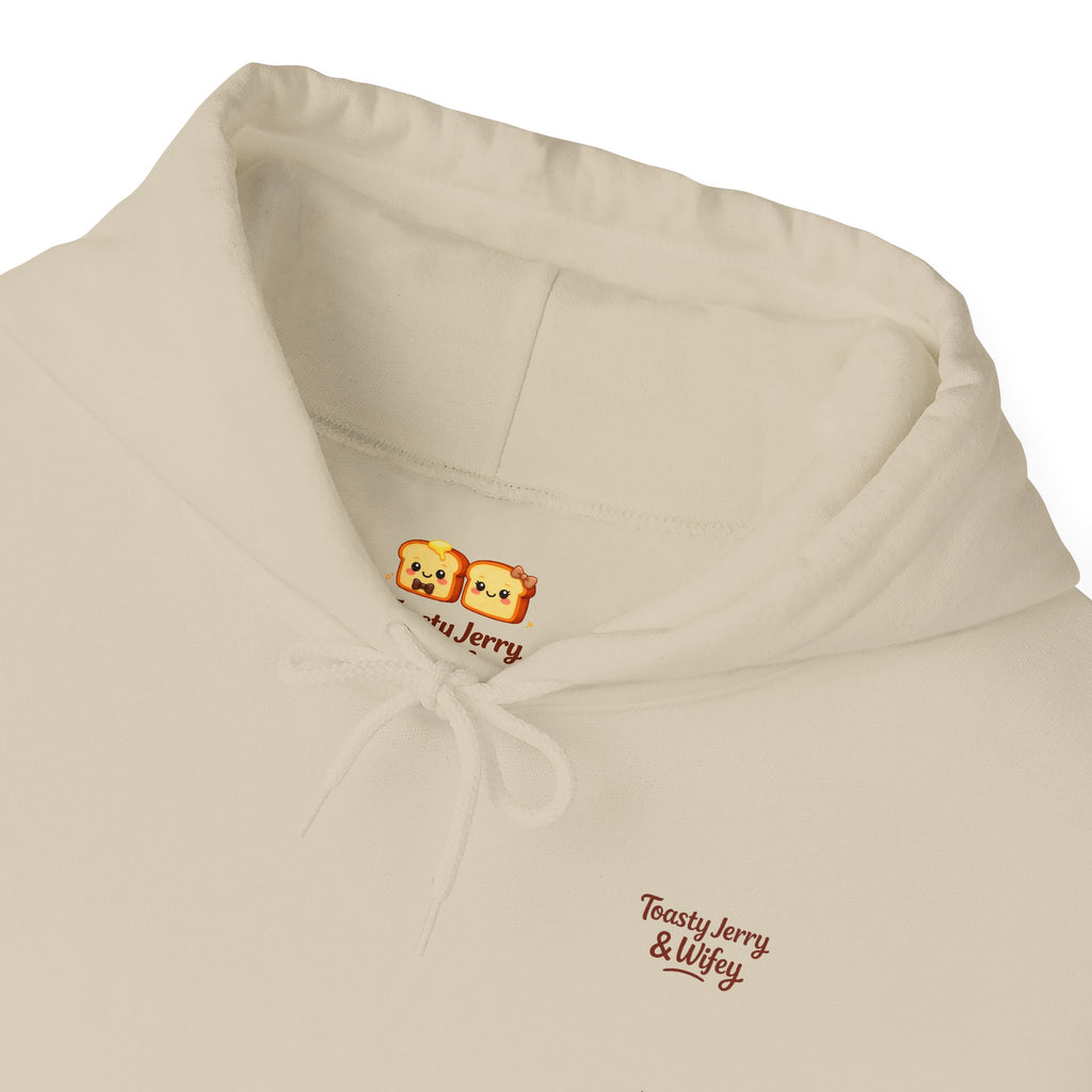 Lightweight Hoodie - ToastyJerry & Wifey Hoodie (Small Text Front)