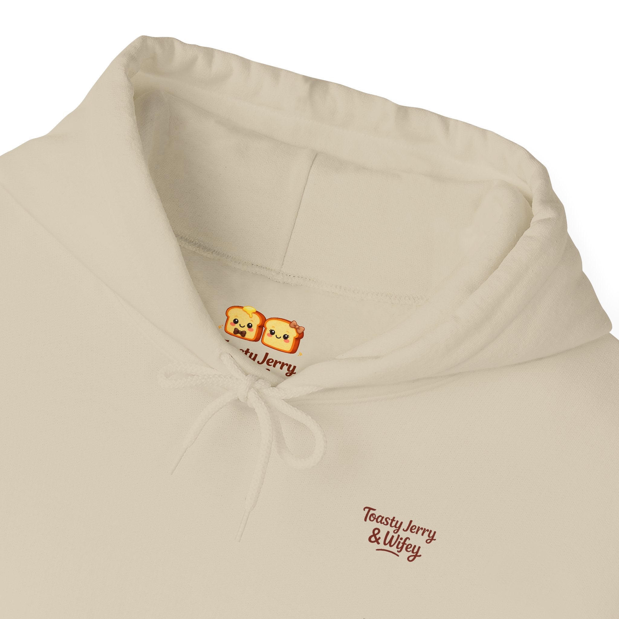 Lightweight Hoodie - ToastyJerry & Wifey Hoodie (Small Text Front)