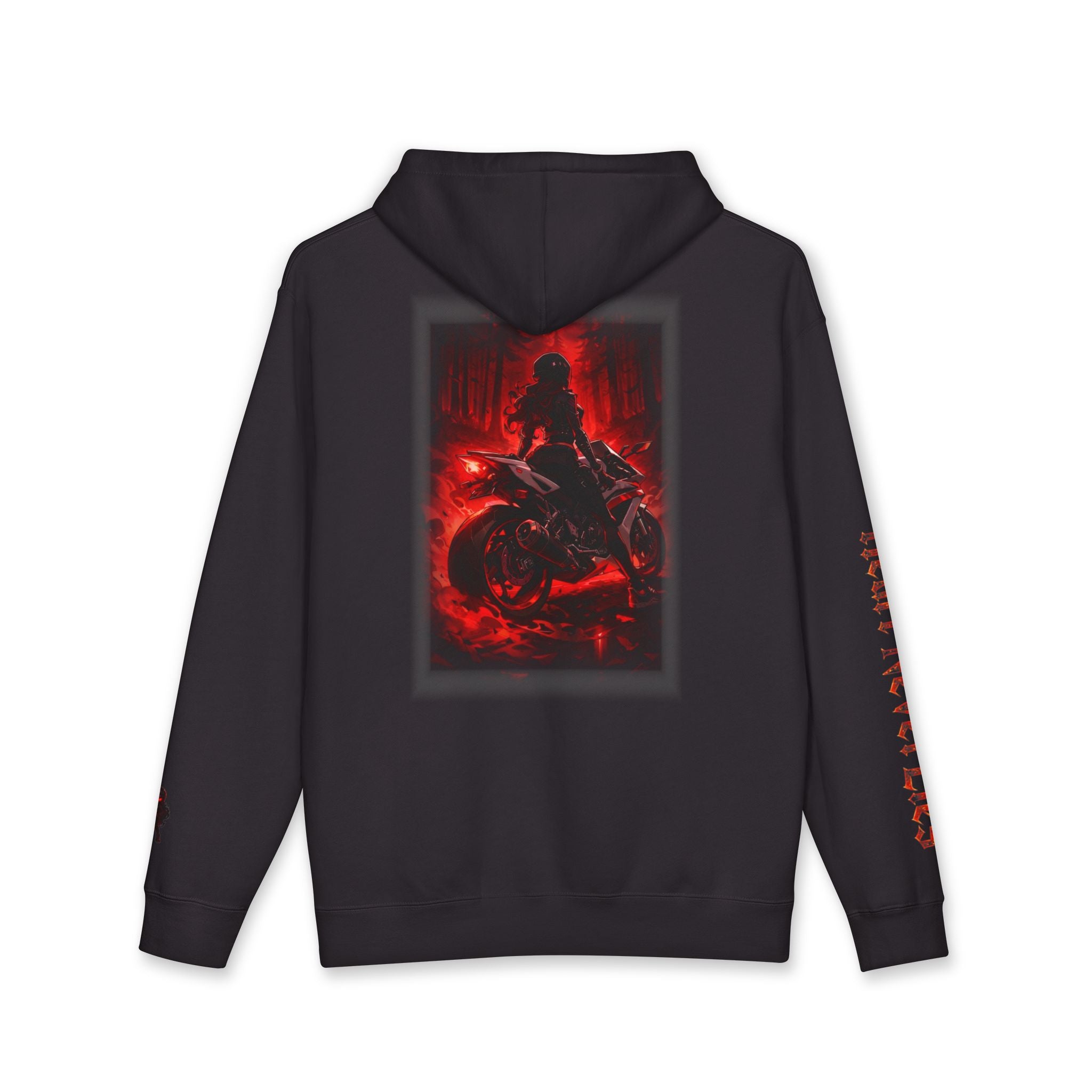 Heavyweight Hoodie —  Celi Dark Red Night