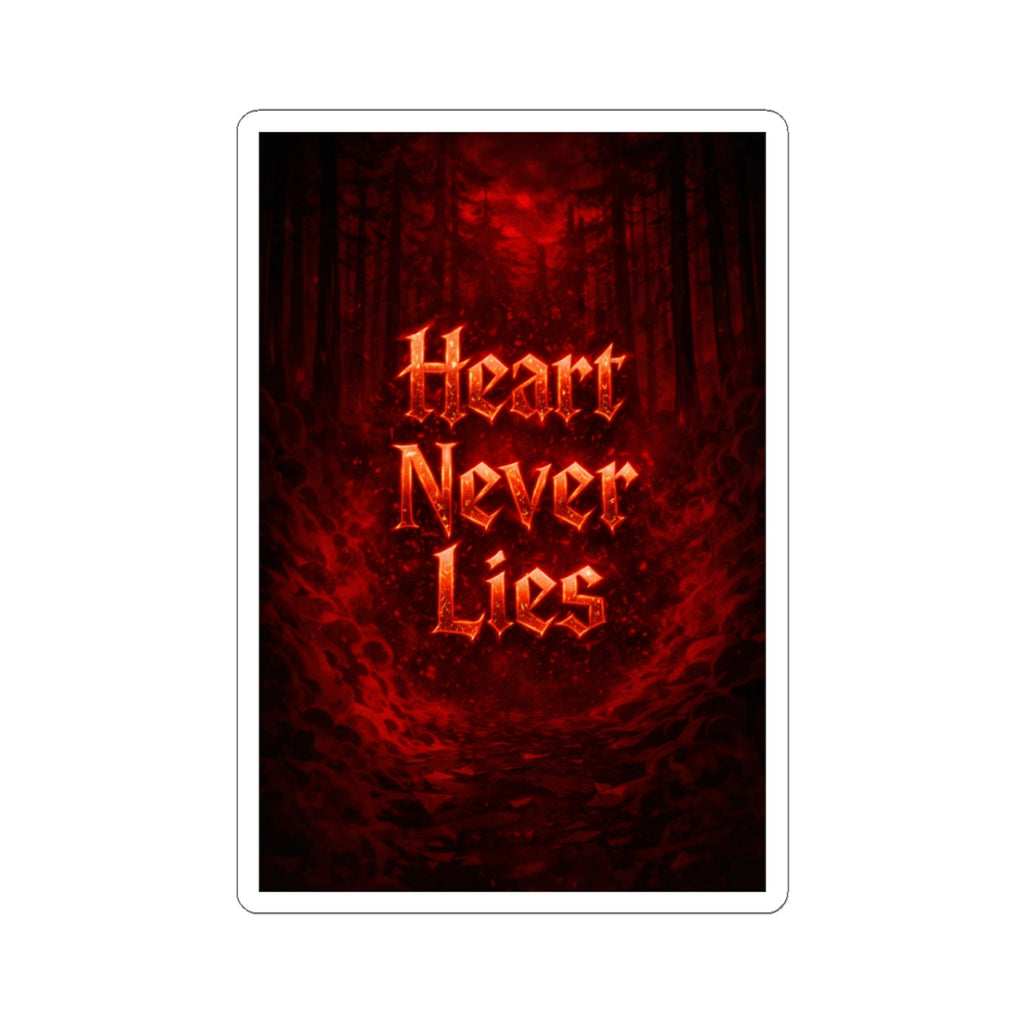 Kiss-Cut Sticker - Heart Never Lies