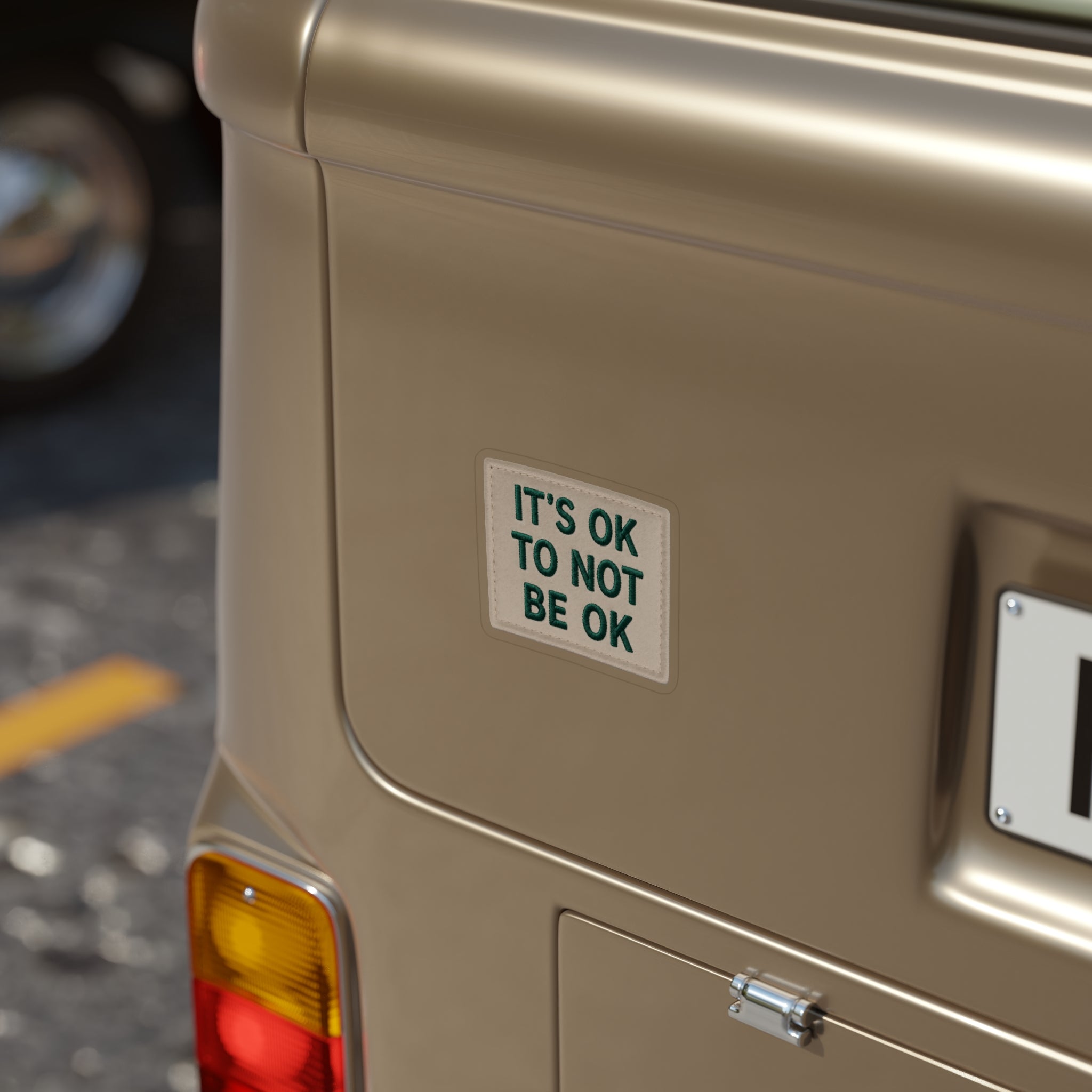 Die-Cut Sticker — "It's OK to Not Be OK" | Outdoor Waterproof Mental Health Decal