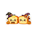 Halloween Toast Kiss-Cut Sticker #2