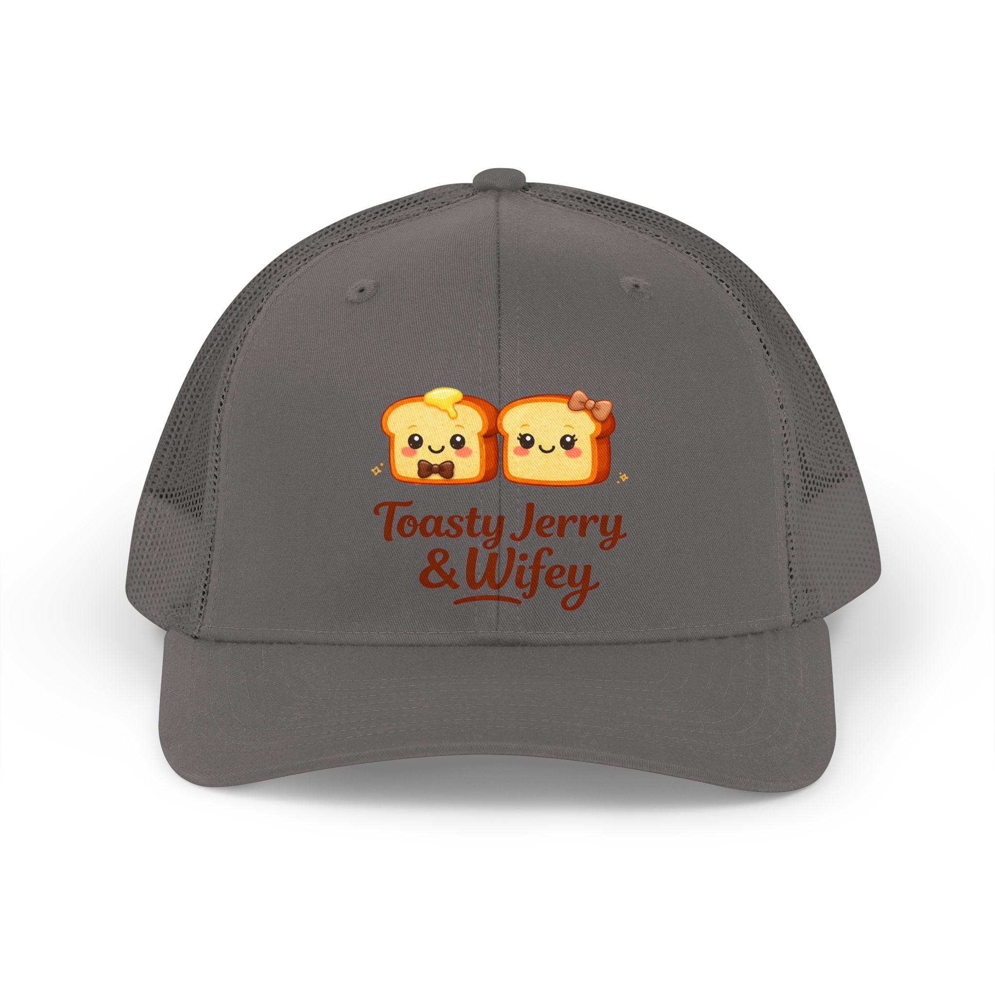 Toasty Jerry & Wifey Couple Retro Trucker Hat