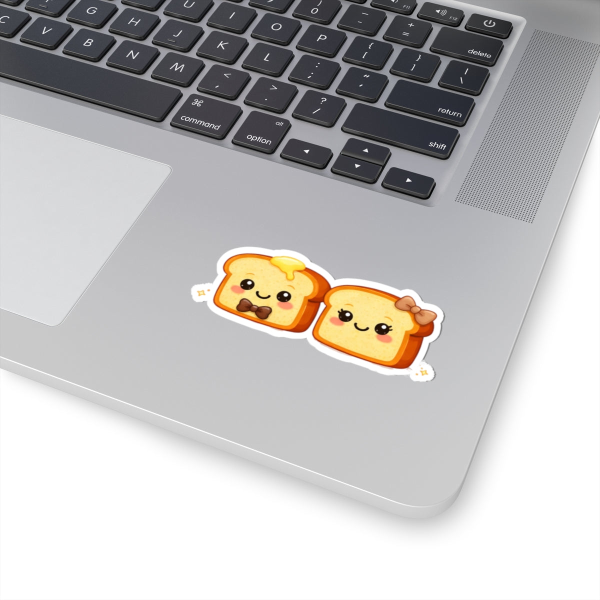 Kiss-Cut Sticker — Toasty Couple Brown + Tan