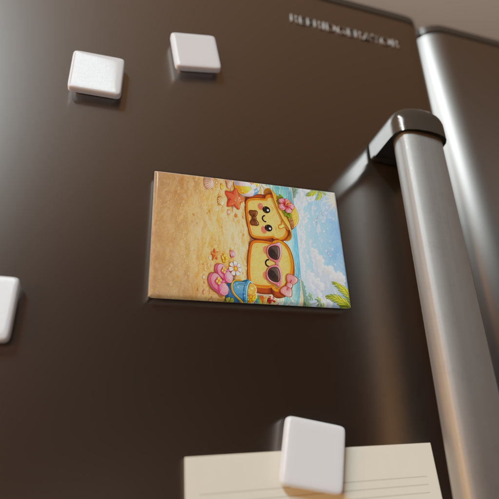 June Toasty Couple Rectangle Magnet