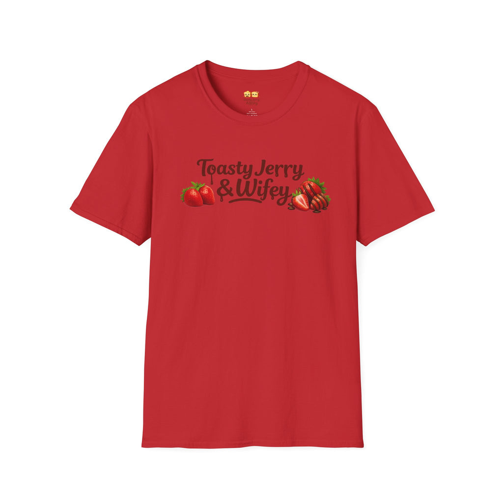 "Toasty Jerry & Wifey" Strawberry + Chocolate T-Shirt