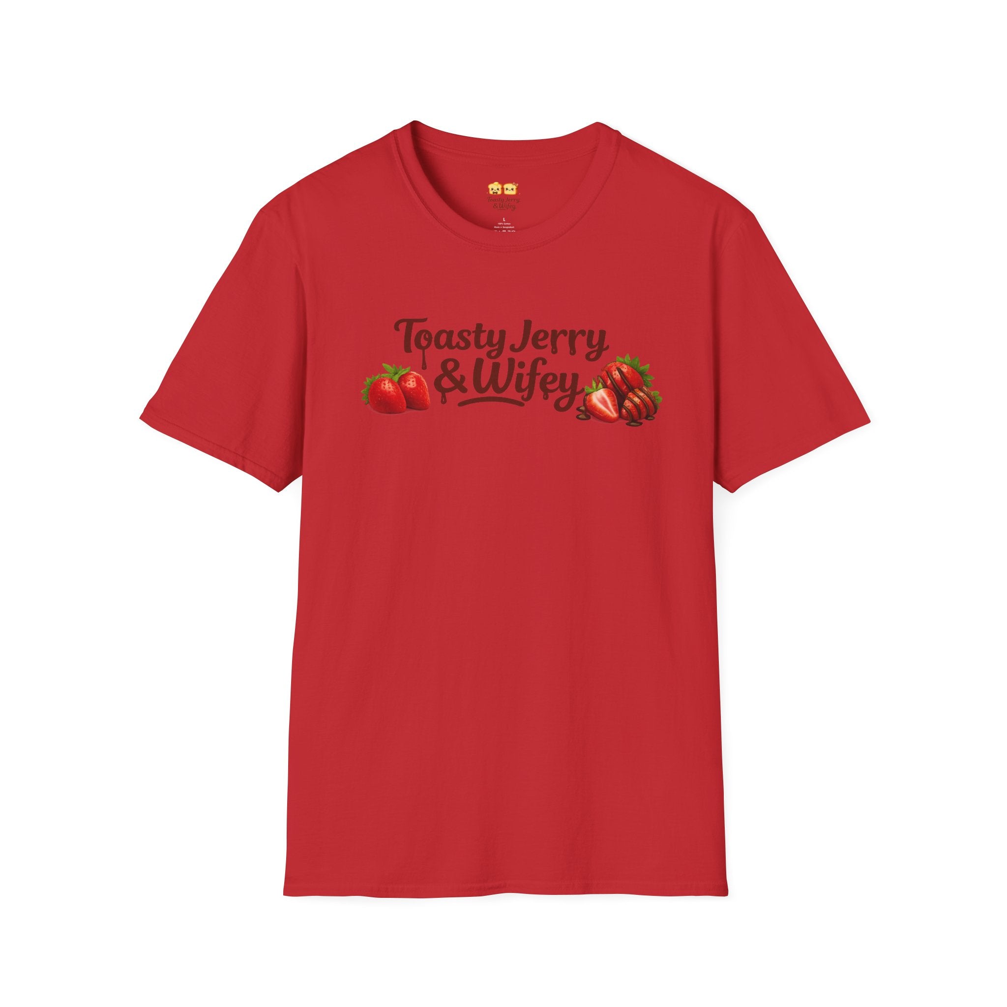 "Toasty Jerry & Wifey" Strawberry + Chocolate T-Shirt