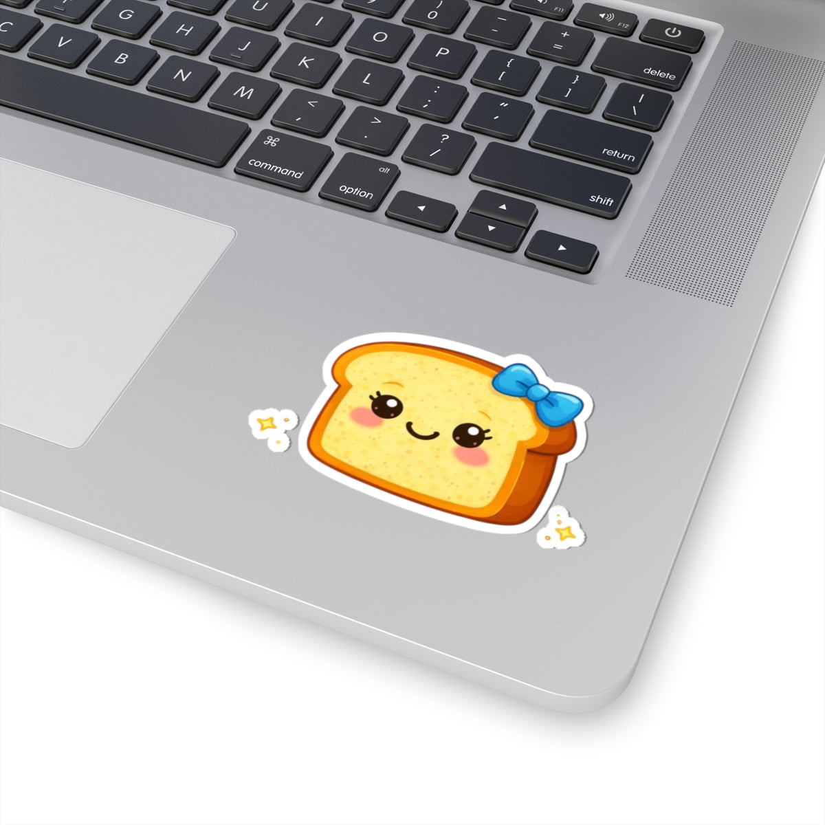 Kiss-Cut  Sticker — Toasty Blue Bow