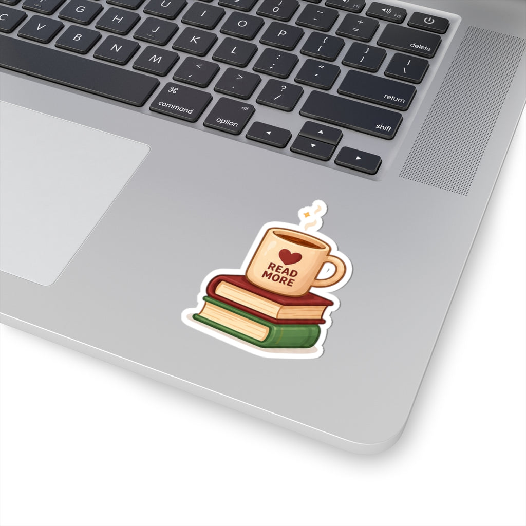Read More Mug & Books Sticker