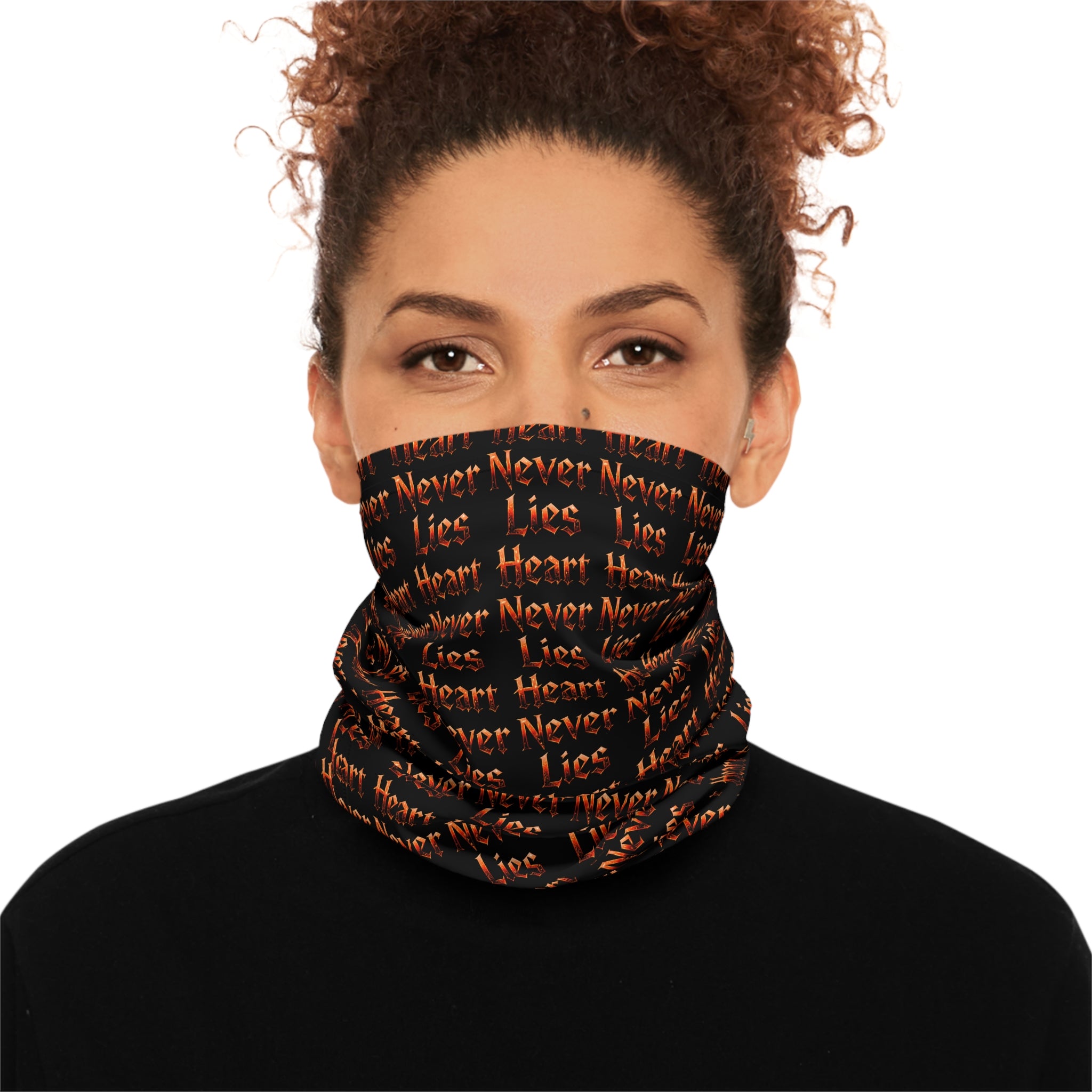 Celi67HNL "Never Lies, Heart" Lightweight Neck Gaiter