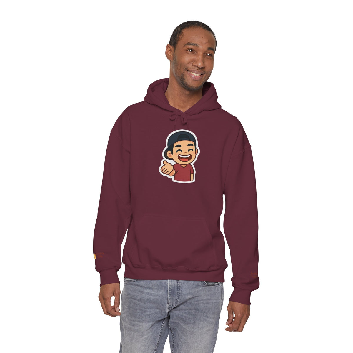 ToastyJerry Emoji Face - Graphic Hoodie