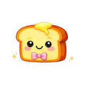 Kiss-Cut Sticker — Toasty Pink Bowtie