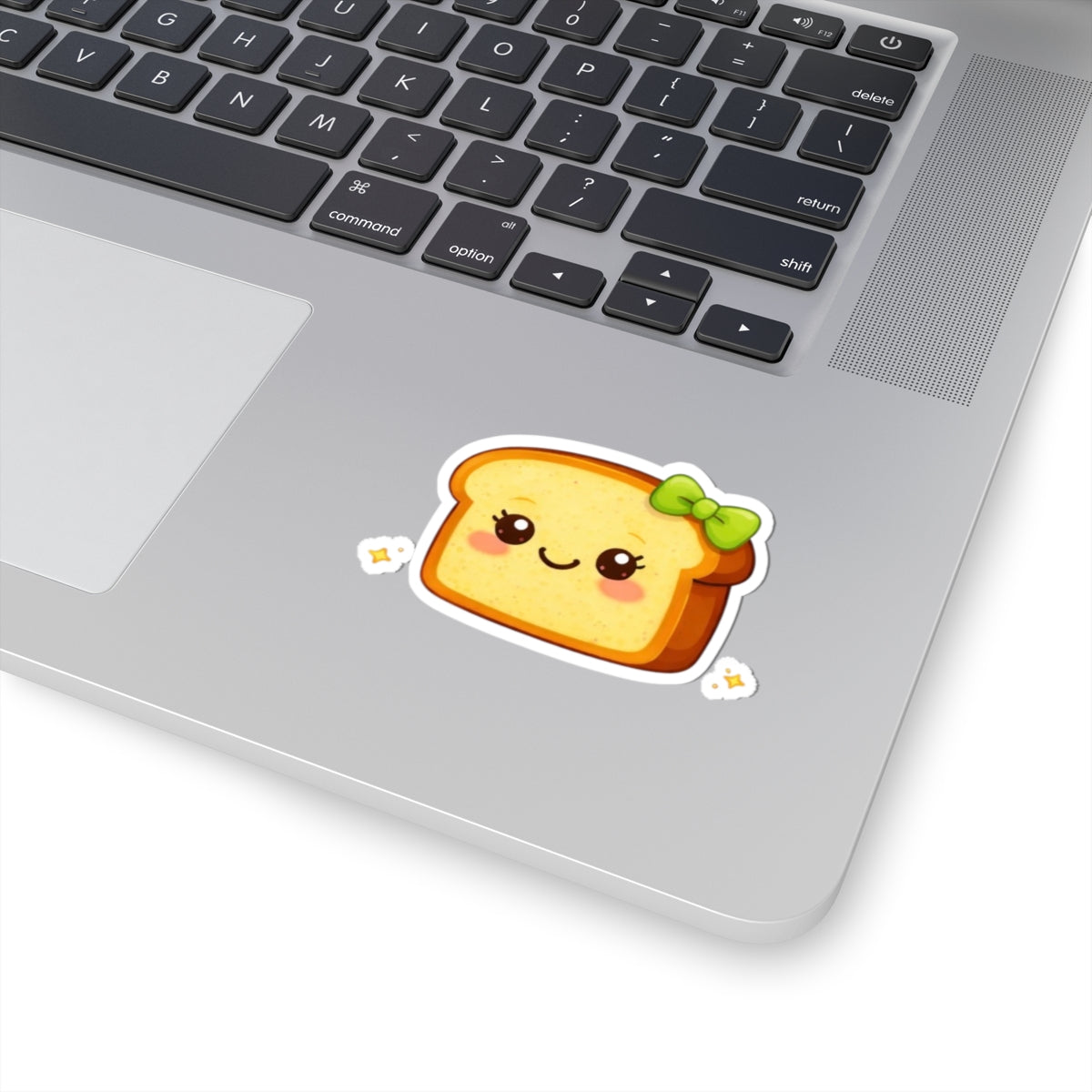 Kiss-Cut Sticker — Toasty Light Green Bow