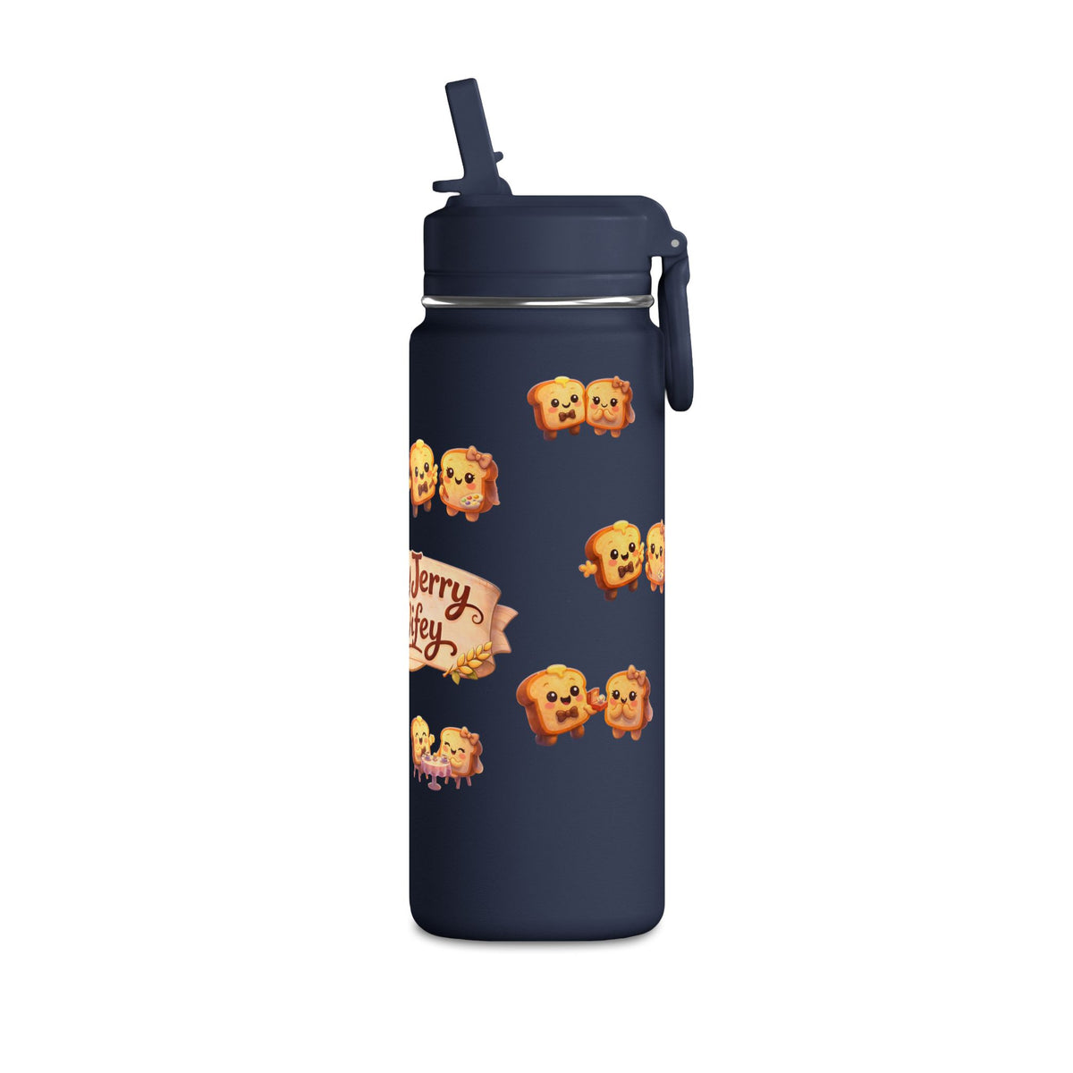 Toasty Jerry & Wifey Story Book - 20oz Stainless Sports Bottle