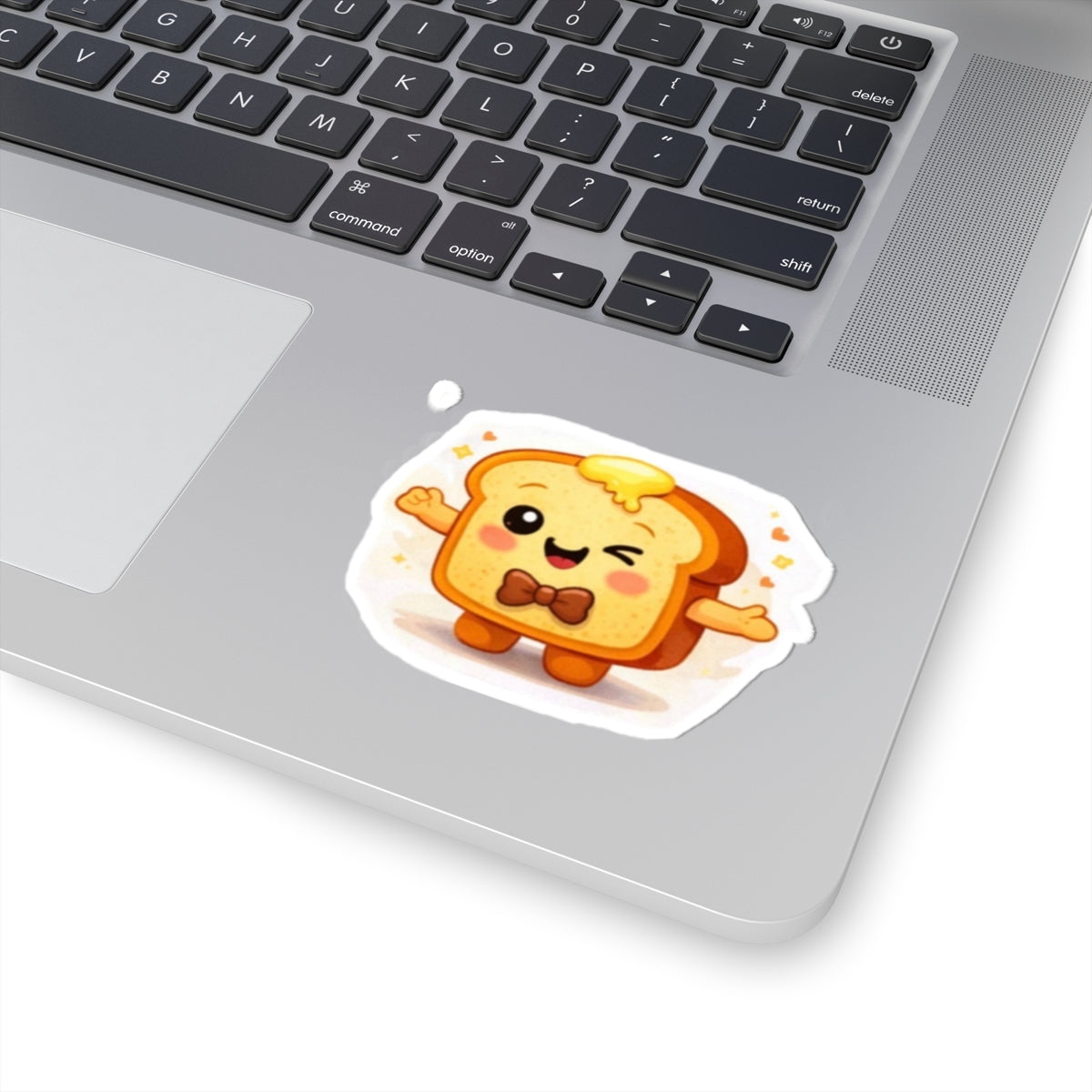 Kawaii Winking Arms out Toast Sticker