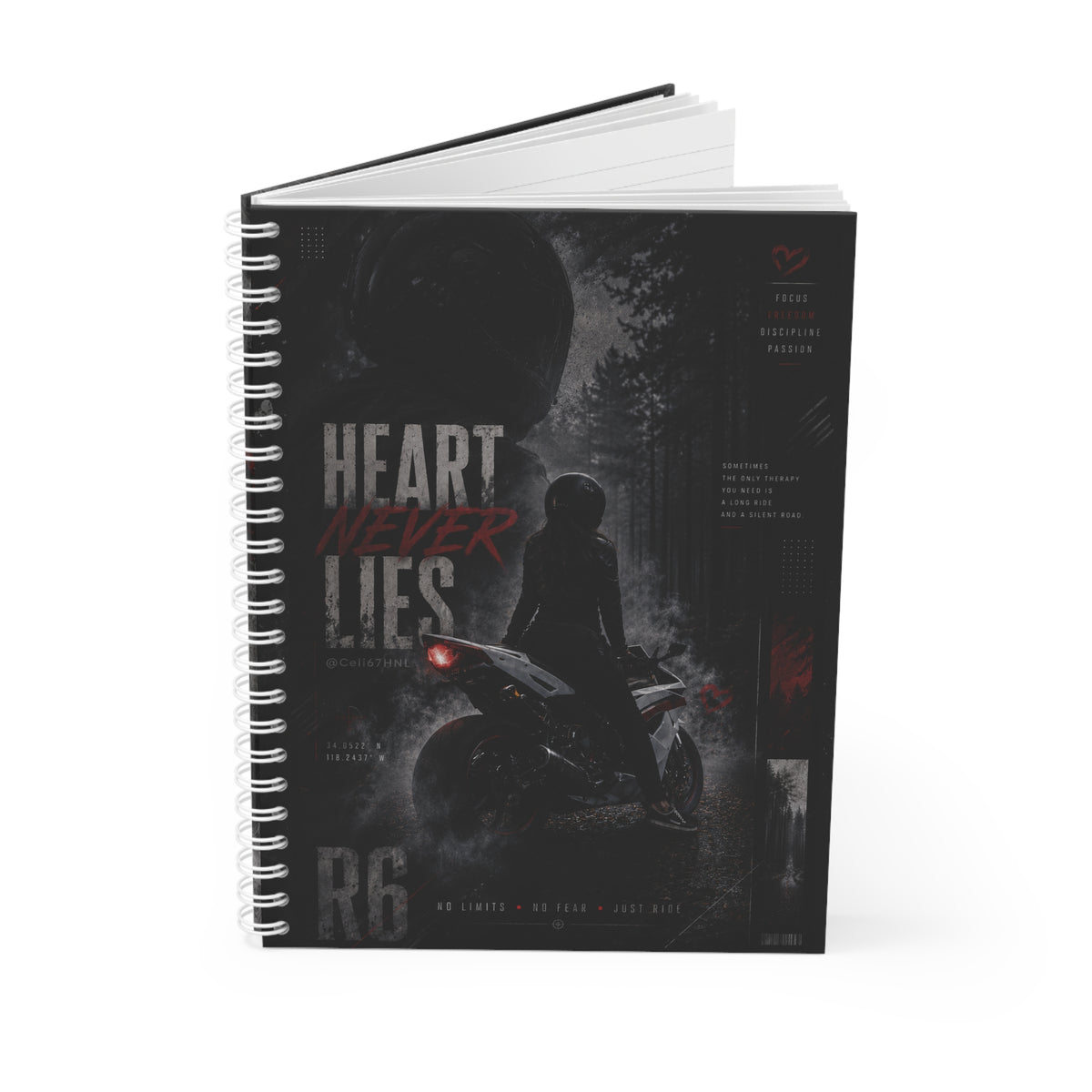 Heart Never Lies R6 Spiral Notebook