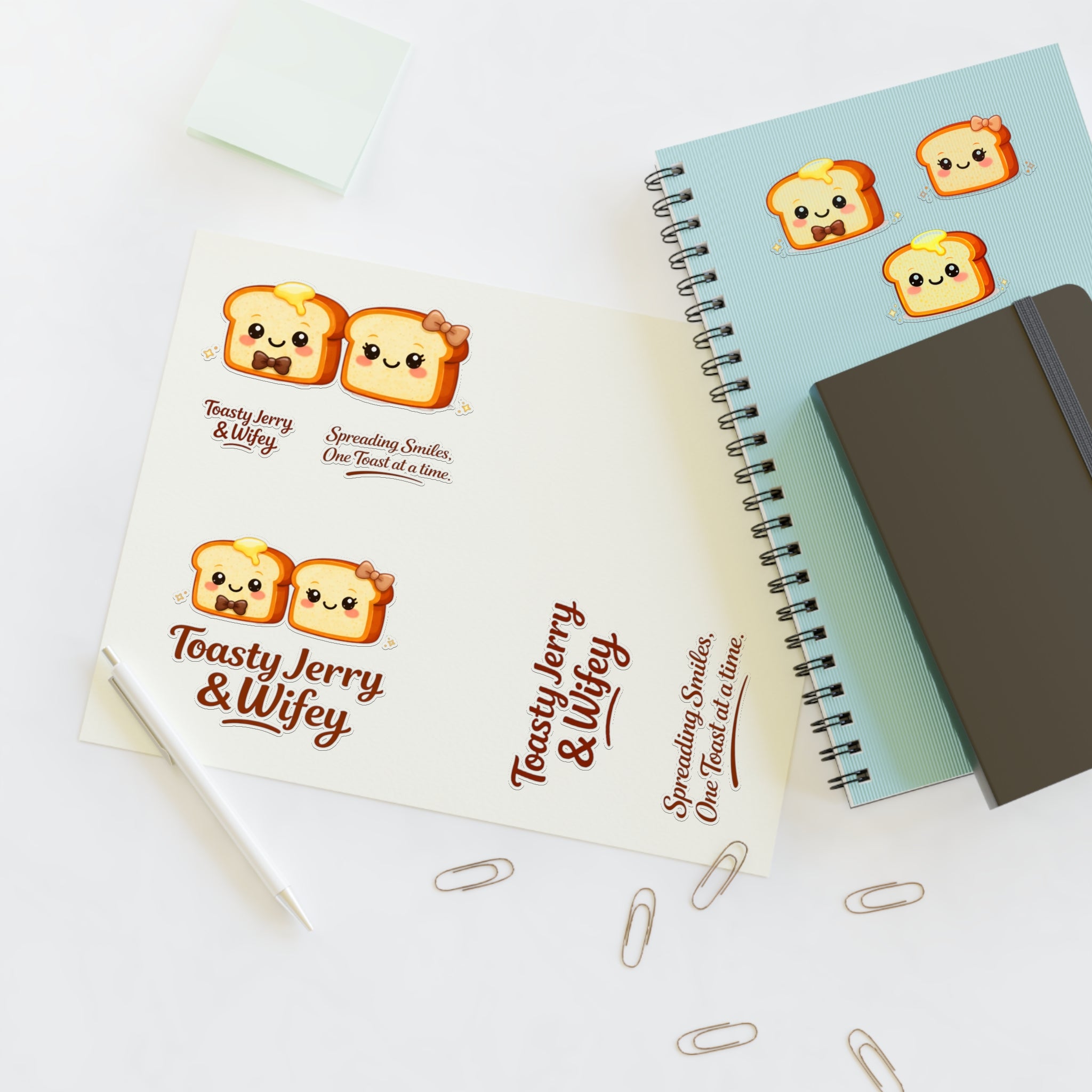 ToastyJerry and Wifey Stickers Sheet