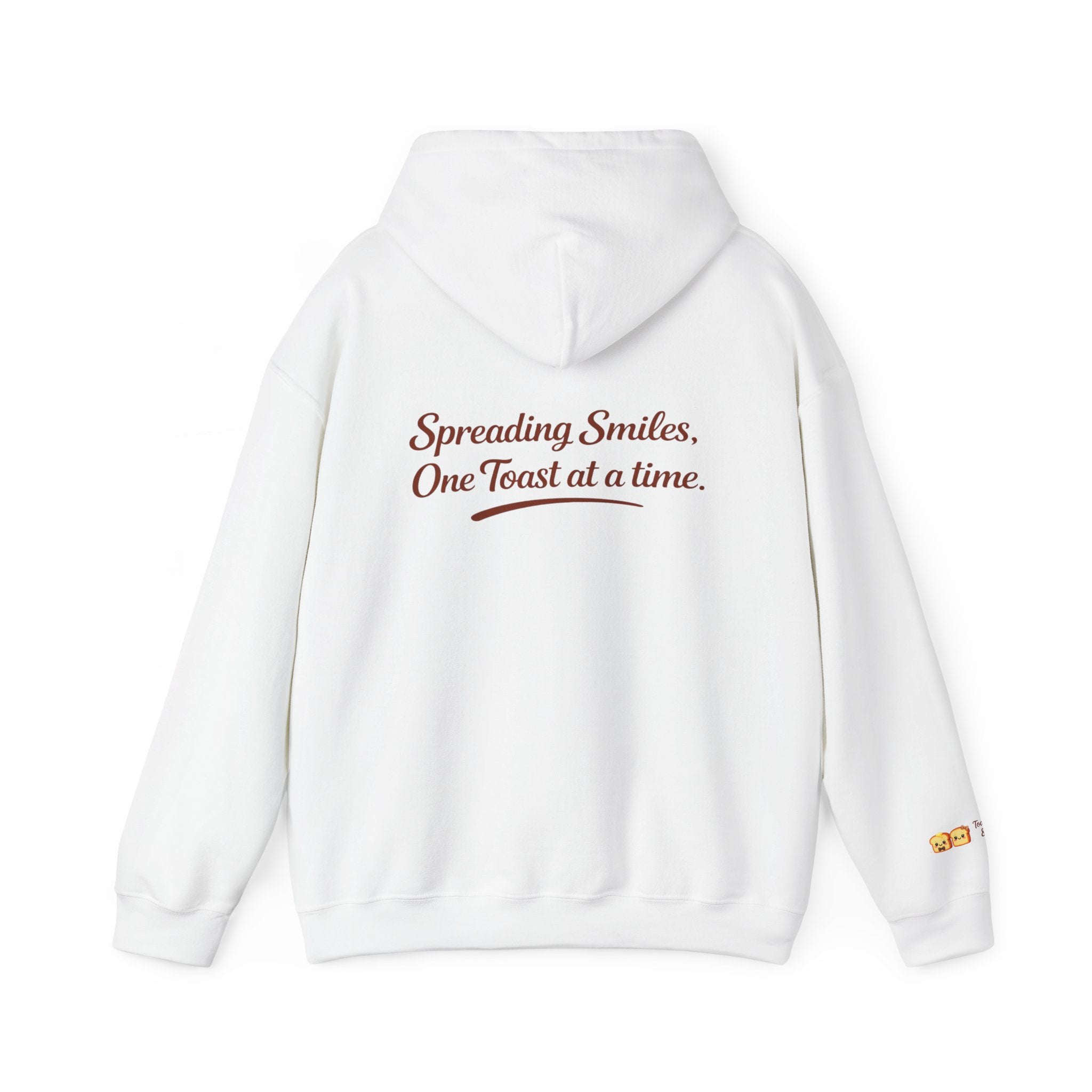 Hoodie — "Spreading Smiles, One Toast at a Time." Graph Hoodie