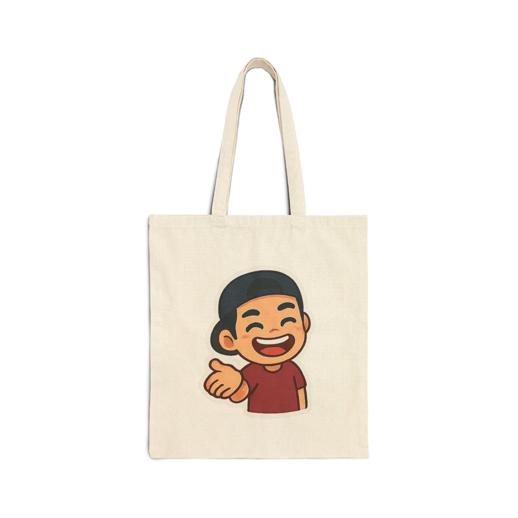 Tote Bag — Toasty Jerry Emoji Face Canvas Tote Bag