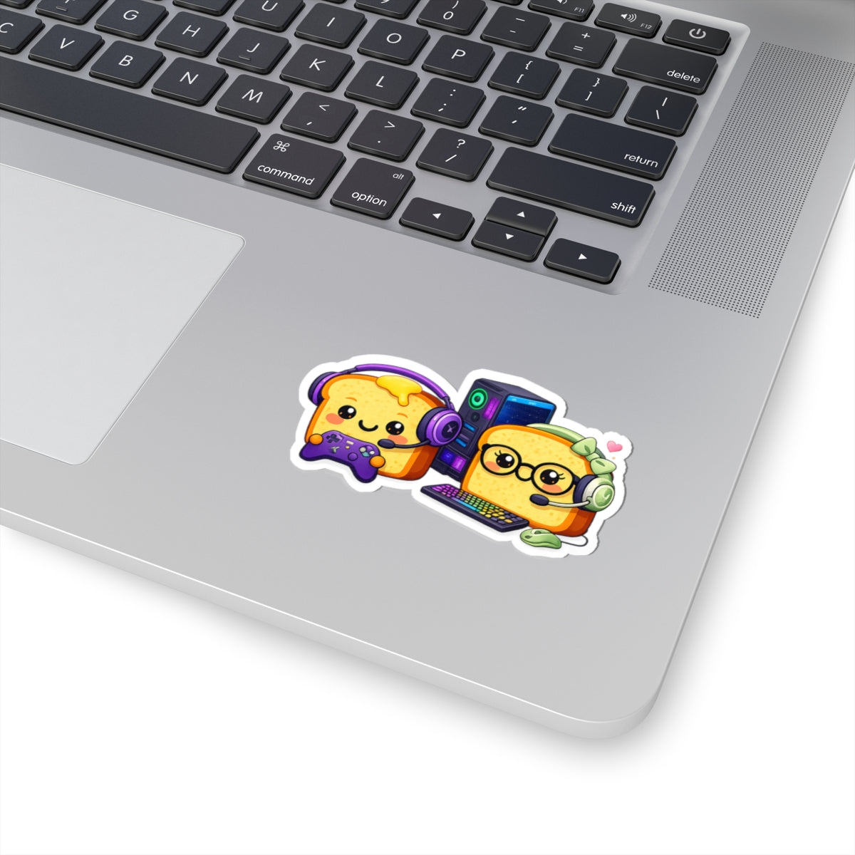 Kiss-Cut Sticker — Toasty Couple Gaming Vinyl Decal