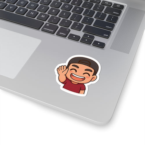 "Hi!" Emoji Sticker — Toasty Jerry Kiss-Cut Sticker