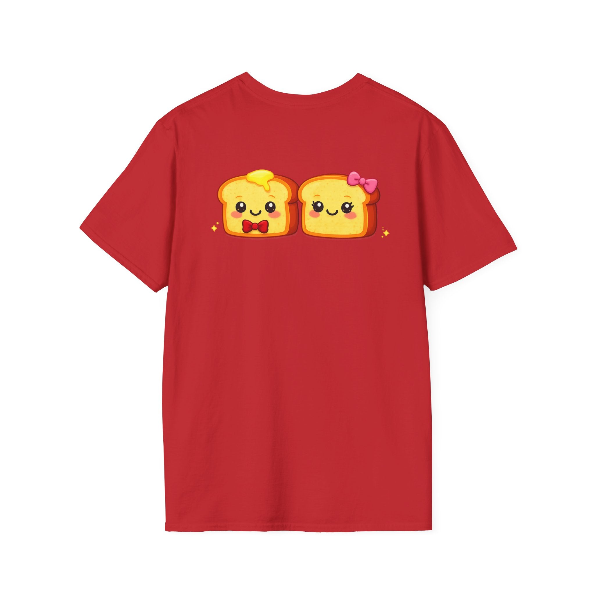 "Toasty Jerry & Wifey" Red + Pink T-Shirt