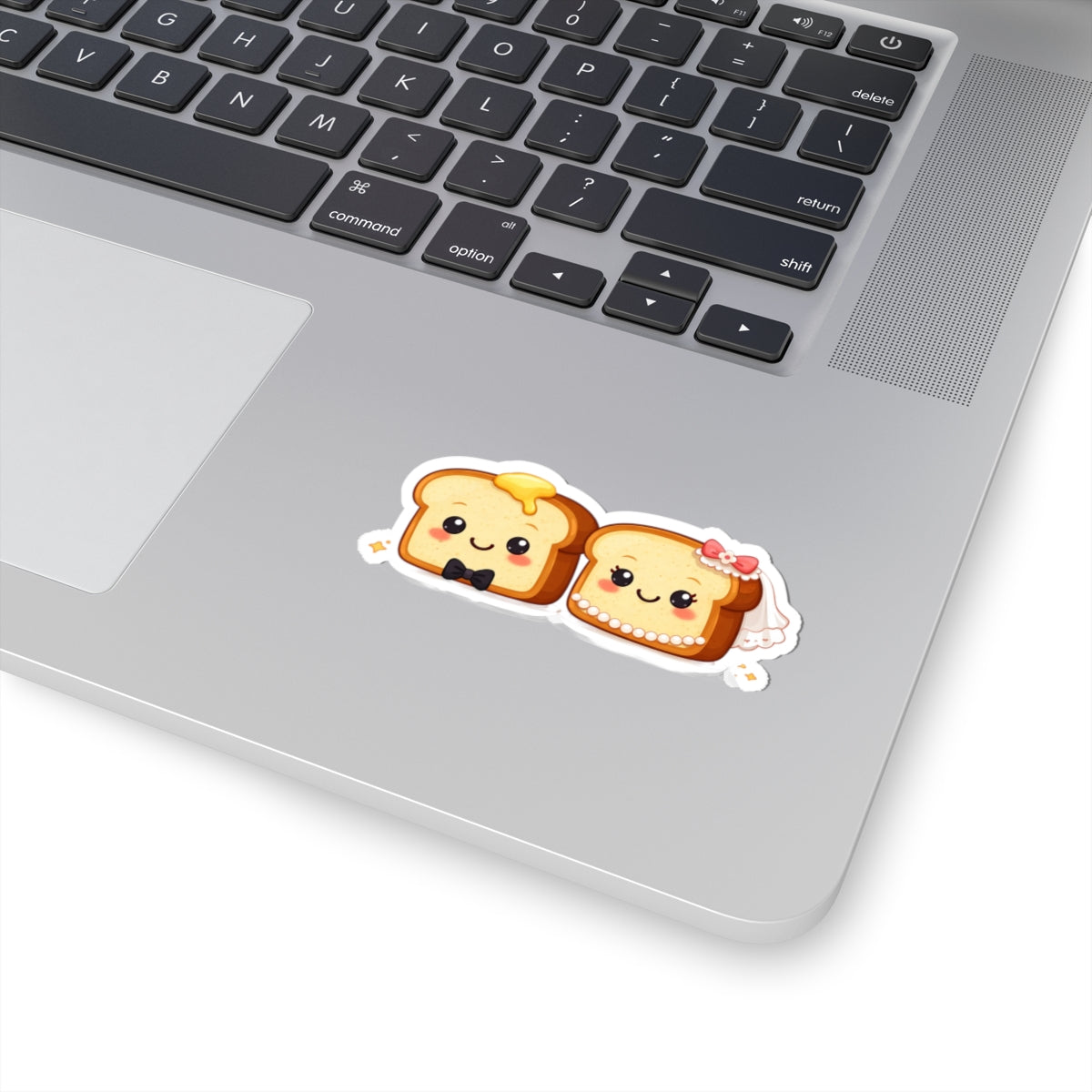 Kiss-Cut Sticker — Toasty Couple Wedding  Vinyl Decal