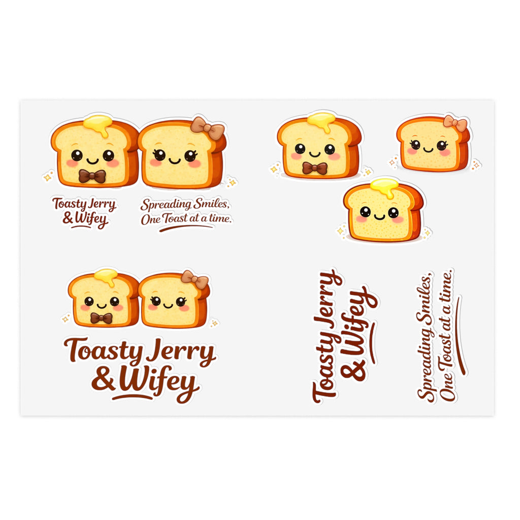 ToastyJerry and Wifey Stickers Sheet