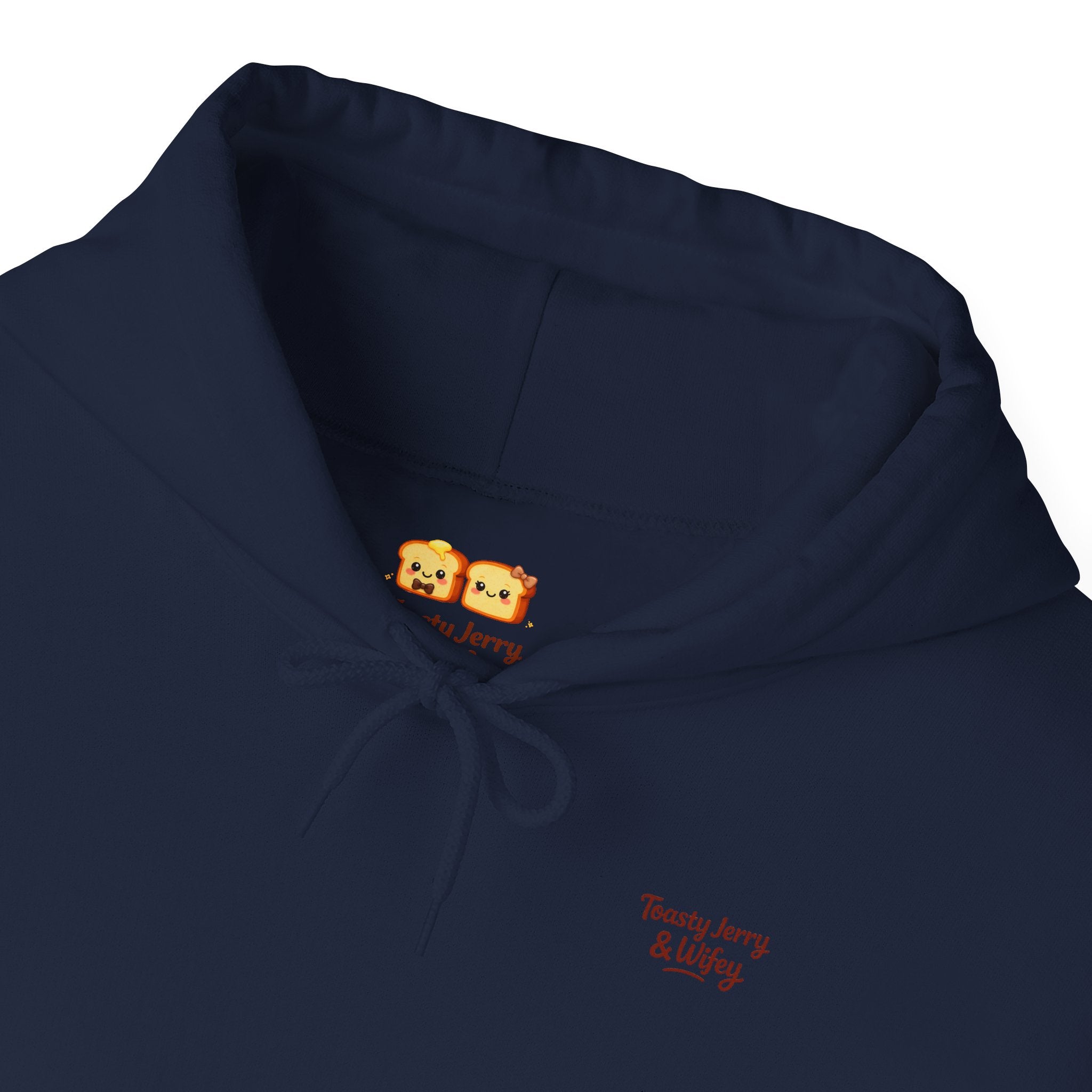 Lightweight Hoodie - ToastyJerry & Wifey Hoodie (Small Text Front)