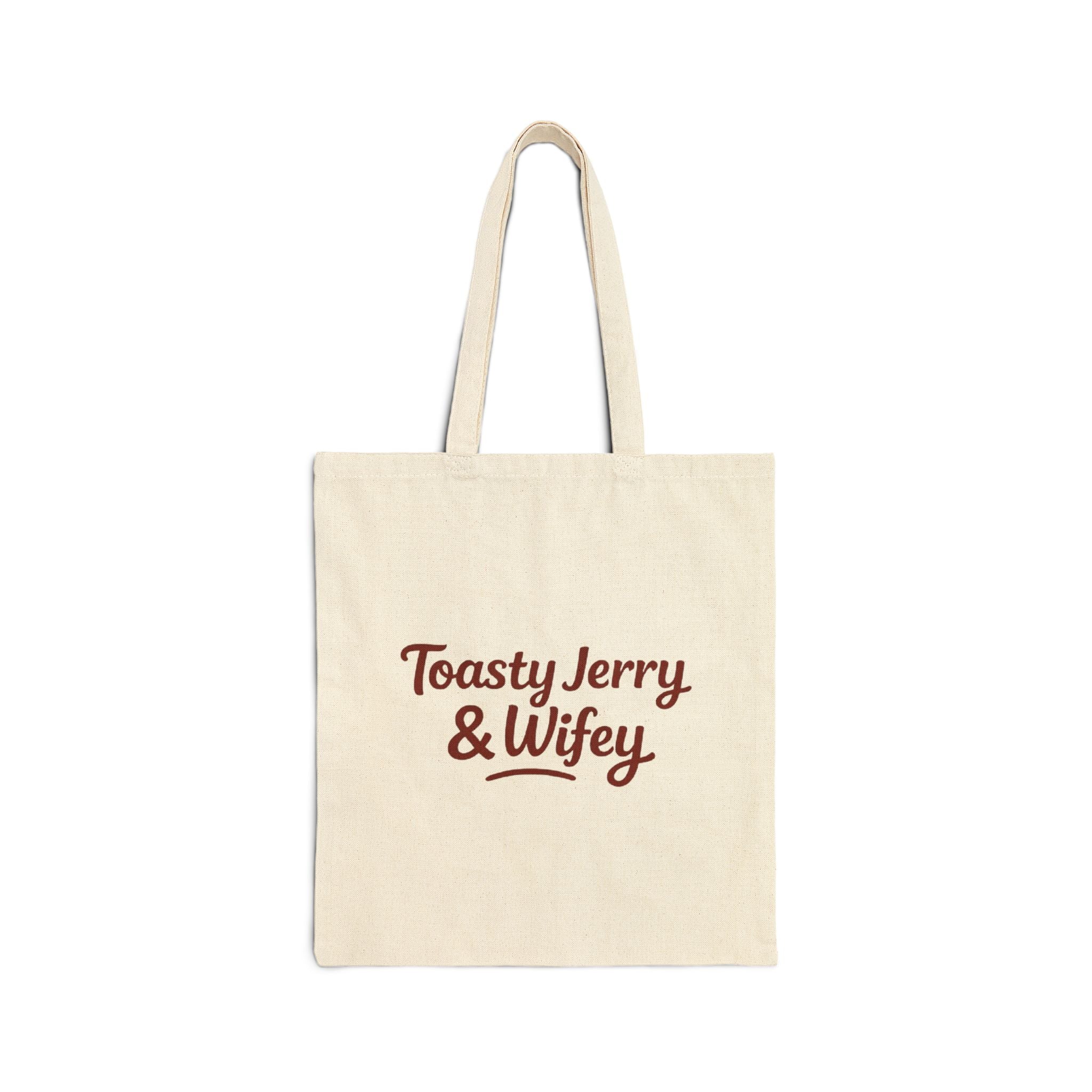 Tote Bag - Toasty Jerry & Wifey Canvas Tote Bag