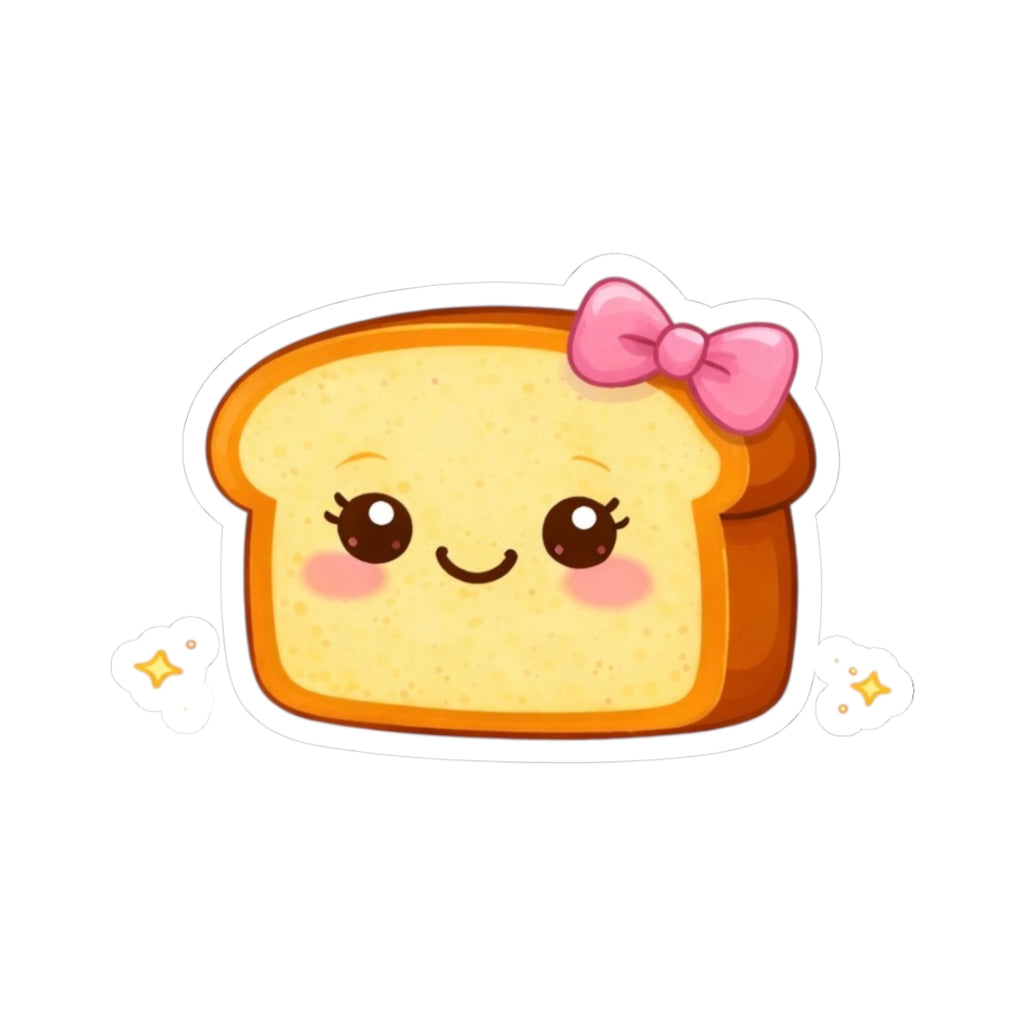 Kiss-Cut  Sticker — Toasty Pink Bow