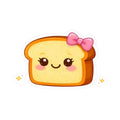 Kiss-Cut  Sticker — Toasty Pink Bow