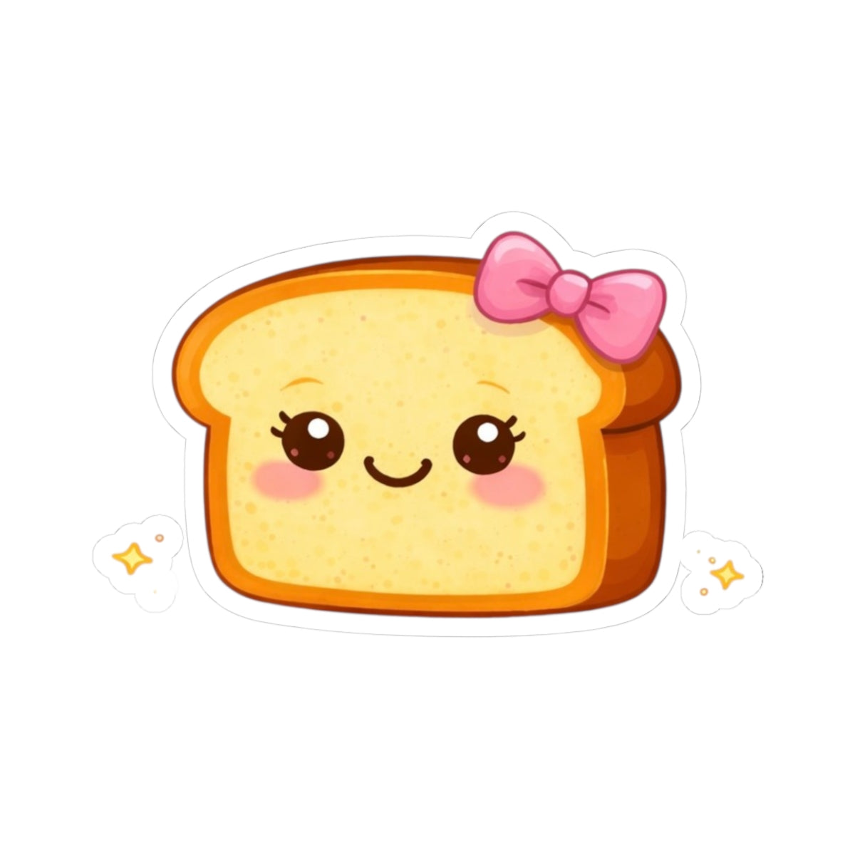 Kiss-Cut  Sticker — Toasty Pink Bow