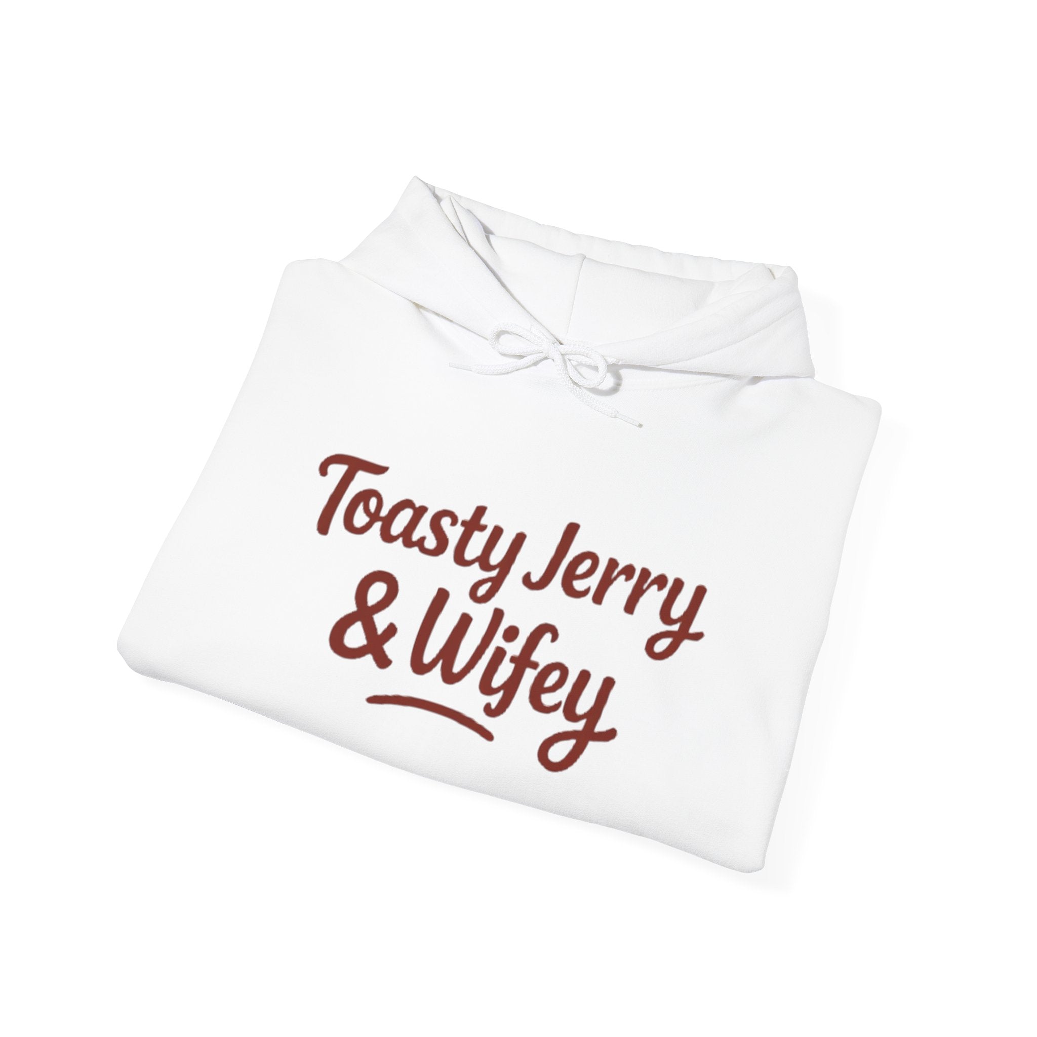Lightweight Hoodie - ToastyJerry & Wifey Hoodie (Large text)