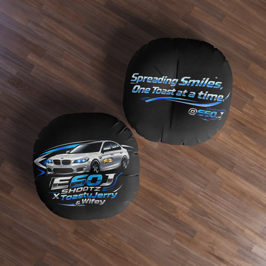 E60J x ToastyJerry & Wifey Collab - Round Tufted Pillow