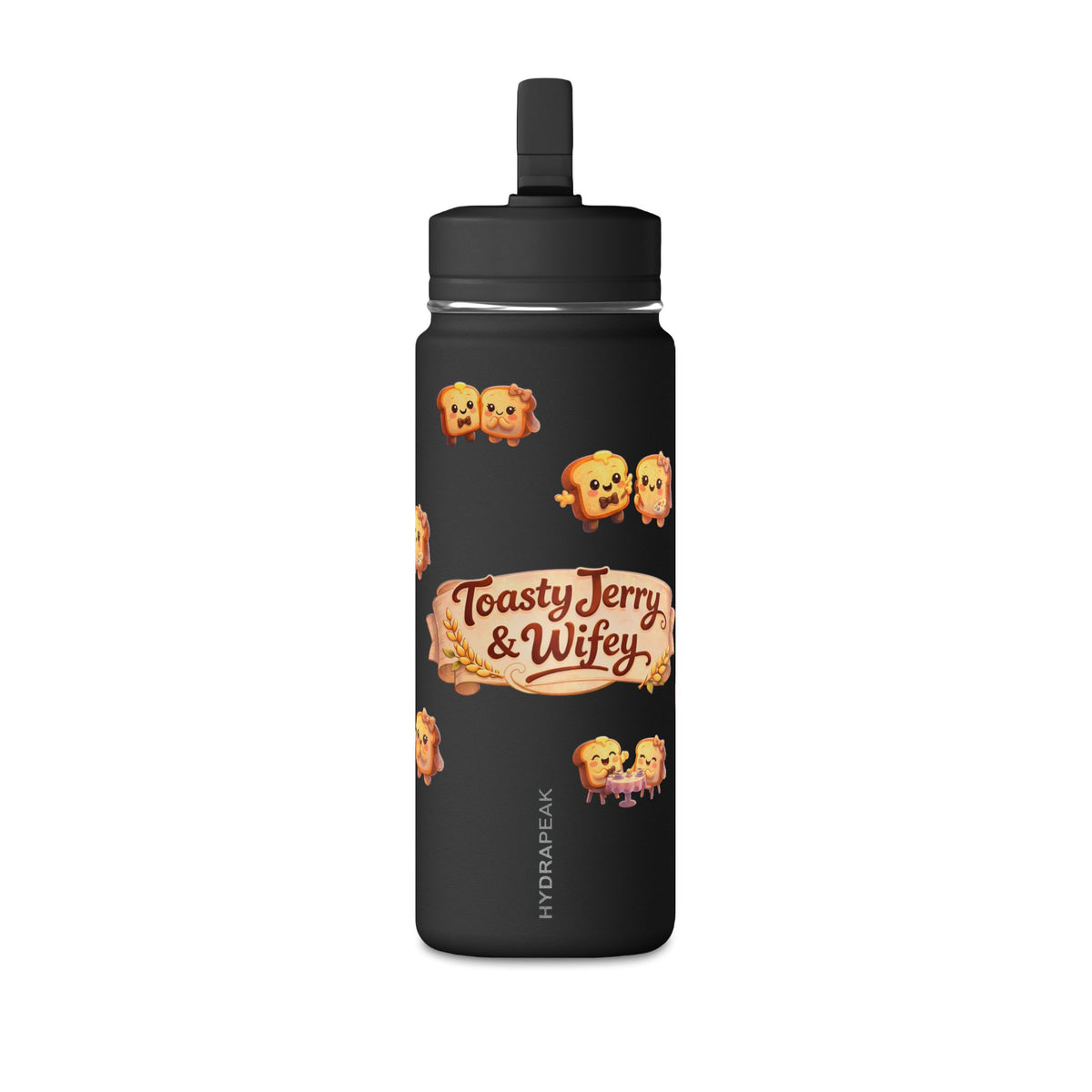Toasty Jerry & Wifey Story Book - 20oz Stainless Sports Bottle