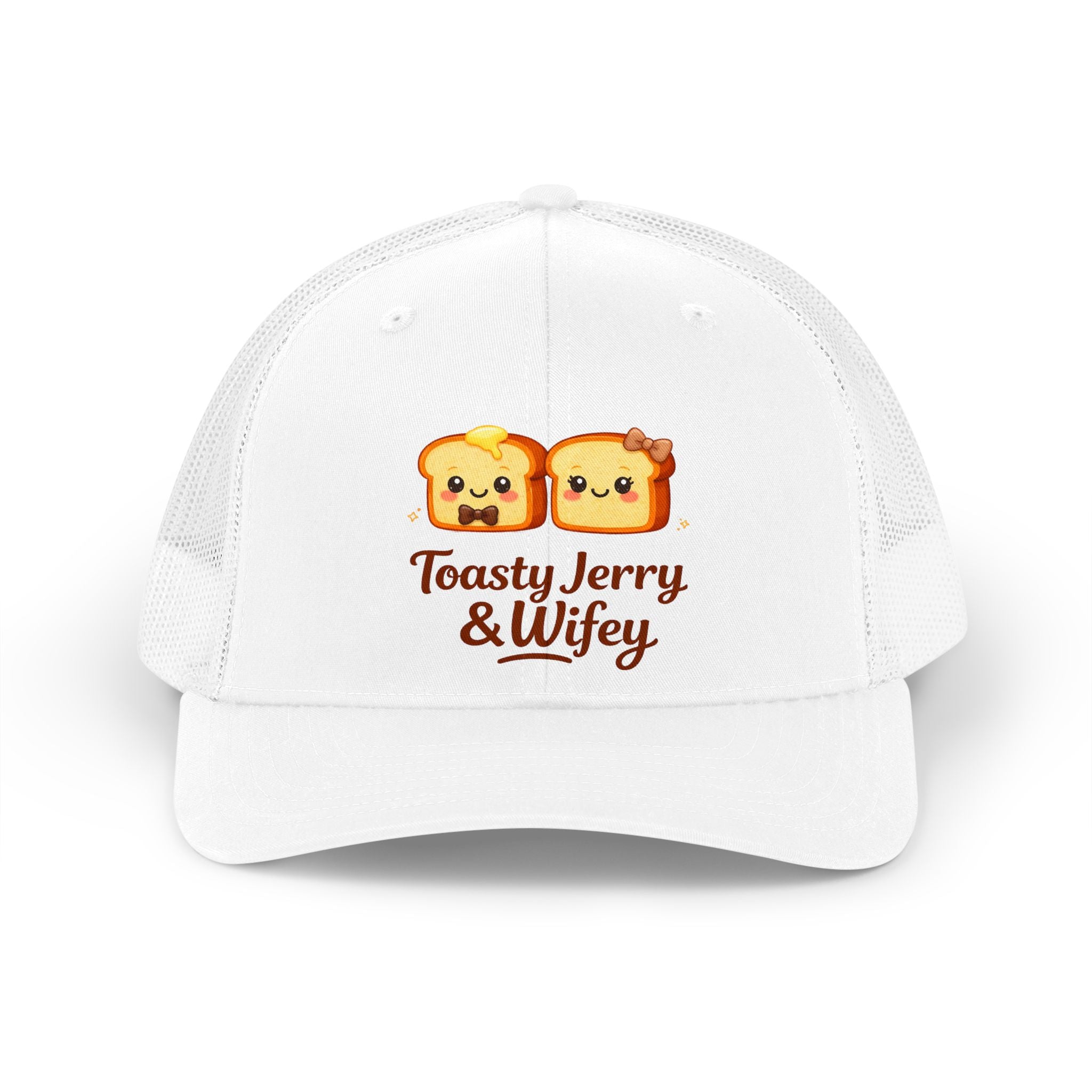 Toasty Jerry & Wifey Couple Retro Trucker Hat