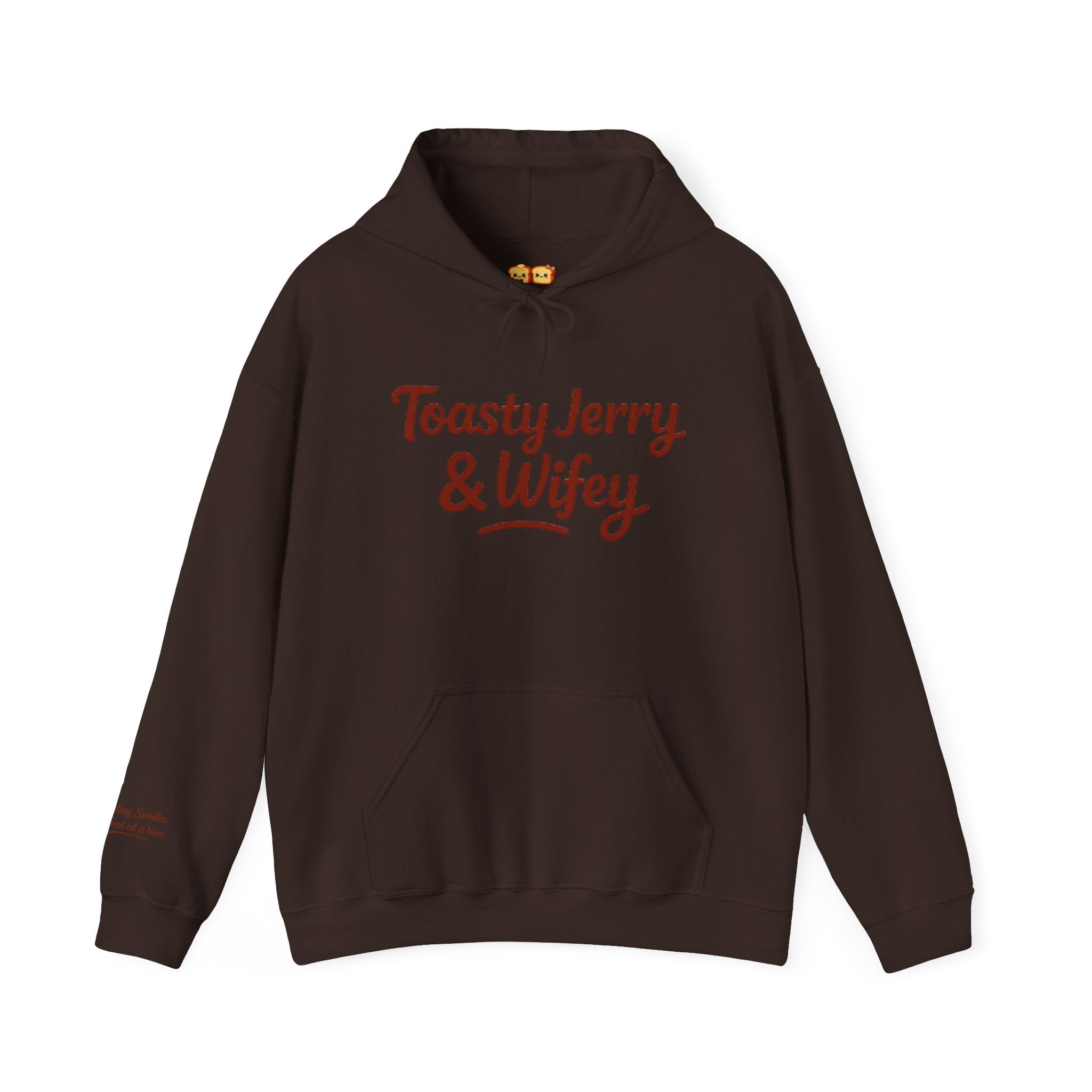 Lightweight Hoodie - ToastyJerry & Wifey Hoodie (Large text)