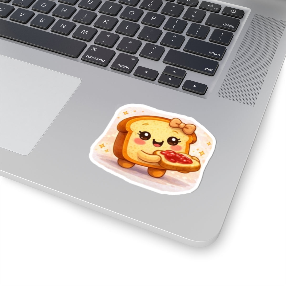 Kawaii Toast Bread with Jam Kiss-Cut Sticker