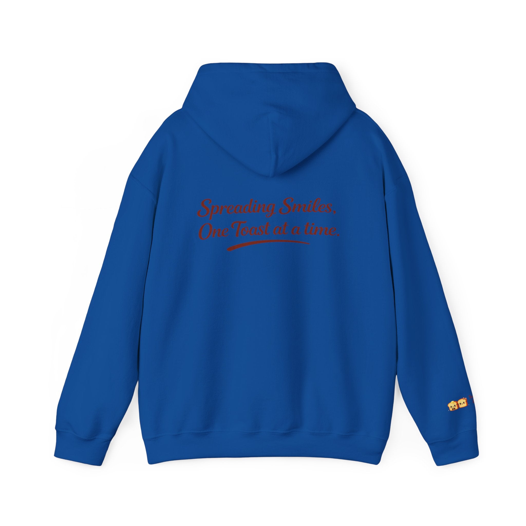 Lightweight Hoodie — "Spreading Smiles, One Toast at a Time." Graph Hoodie
