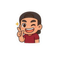 "OH YEA!!" Emoji Sticker — Toasty Jerry Kiss-Cut Sticker