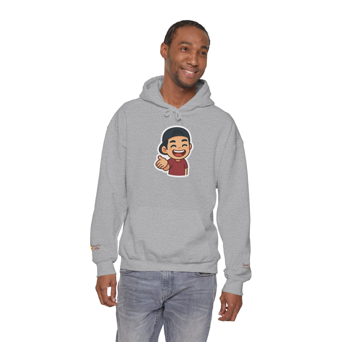 ToastyJerry Emoji Face - Graphic Hoodie