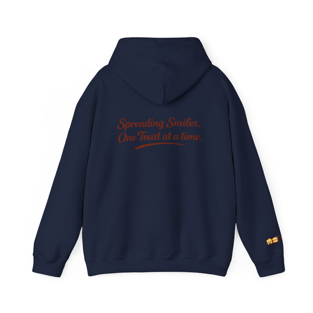 Lightweight Hoodie — "Spreading Smiles, One Toast at a Time." Graph Hoodie